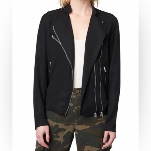 BLANK NYC zipper black light jacket size L - Picture 1 of 11